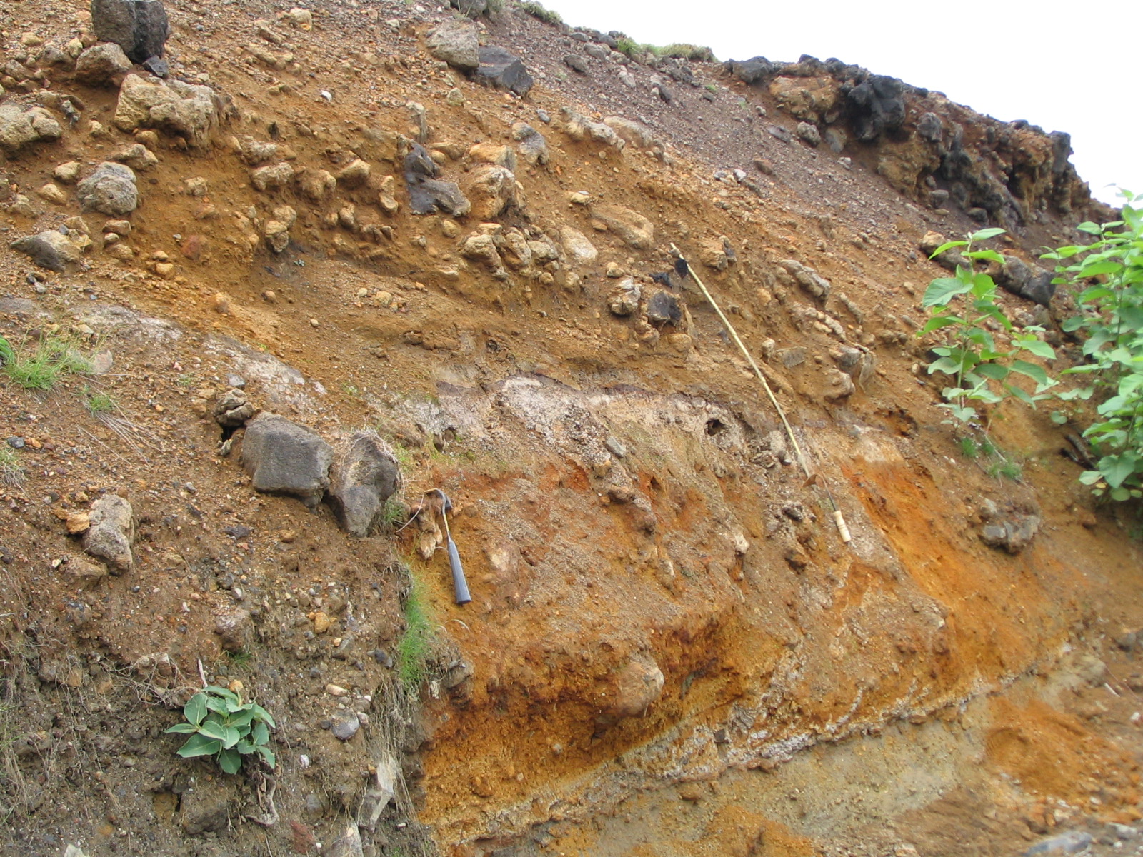 Ground Crater Pyroclastic Flow Deposit